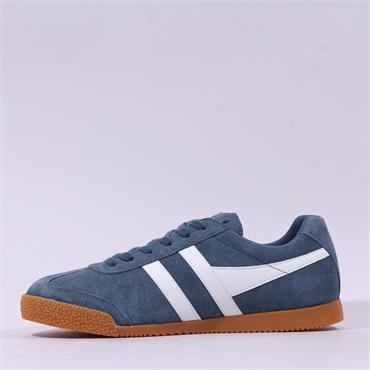 Gola Men Harrier Retro Gumsole Trainer - Baltic White